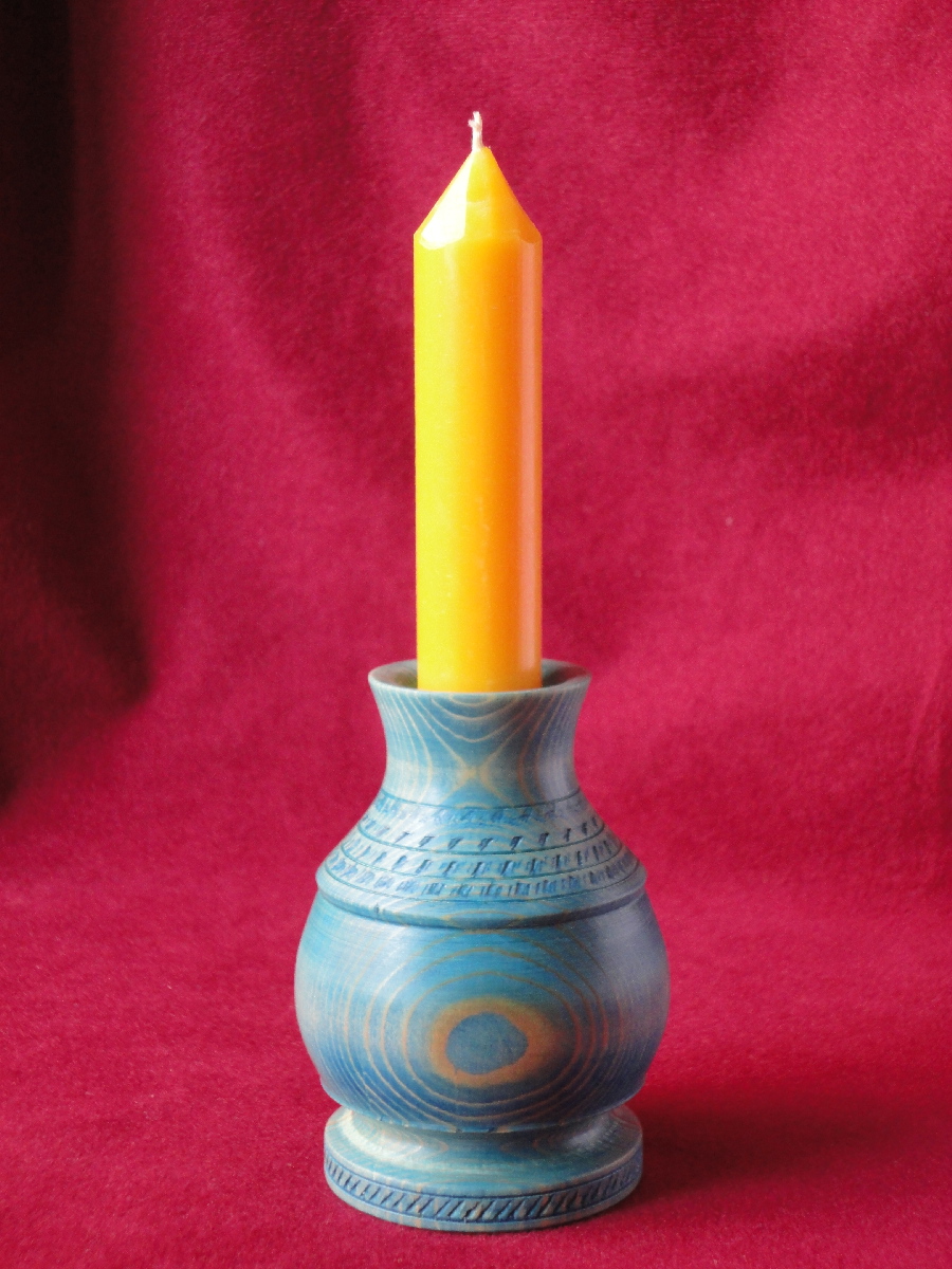 MADERA, TALLA Y TORNO: CANDELABROS