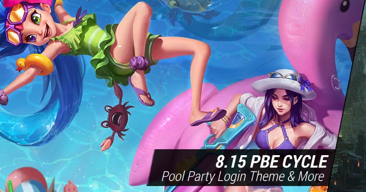 Pool Party  Login Screen - League of Legends 