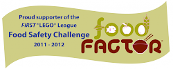 Proud supporter of FLL Food Safety Challenge