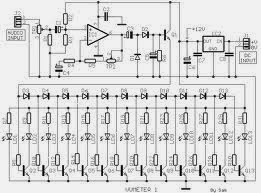 LED Audio VU Level Meter Using Transistors