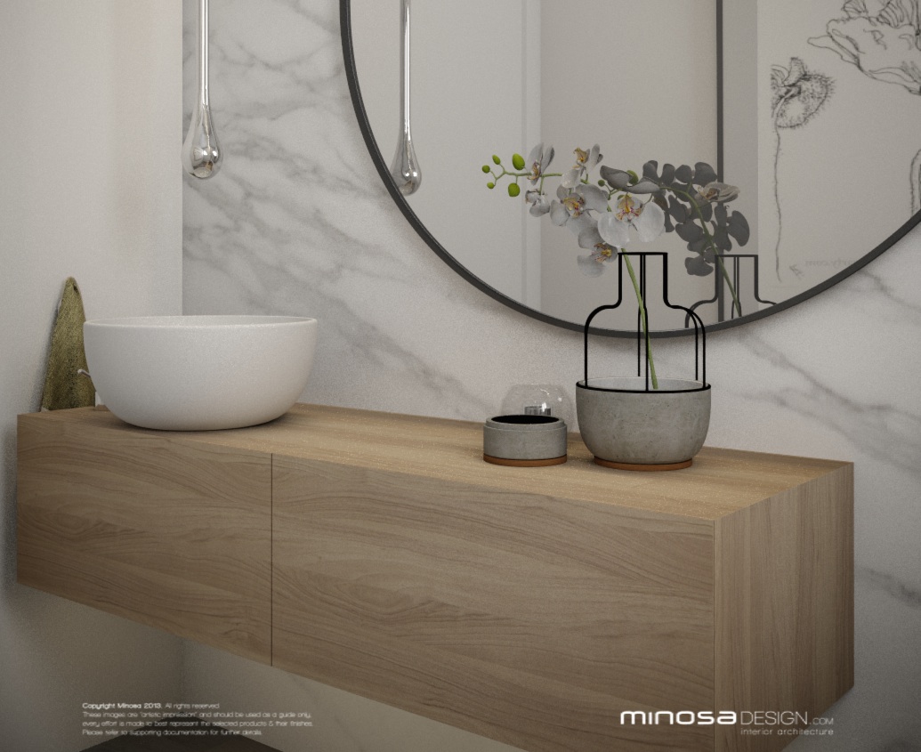 Minosa Powder Room The Wow Bathroom