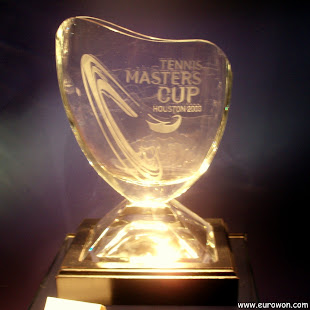 Trofeo para la Master's Cup de tenis de Houston