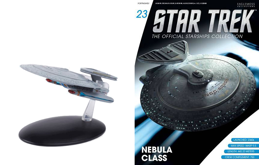 Star Trek Official Starships MAGAZINE #61 USS Budapest Norway Classe Eaglemoss 