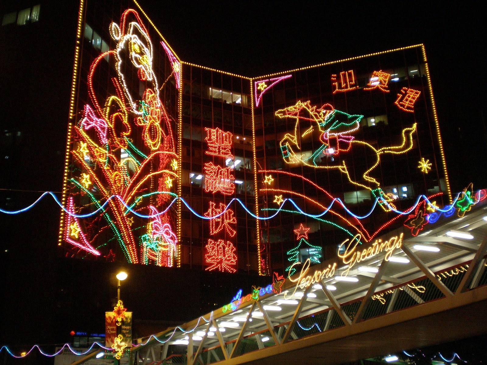 candidanimal Christmas Lights in Hong Kong