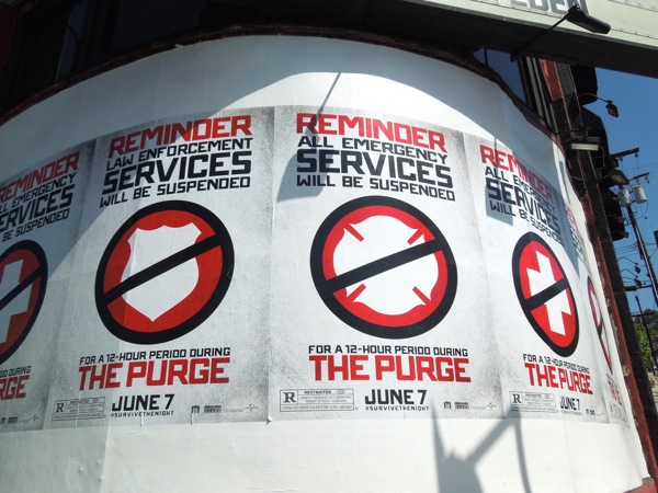 Daily Billboard The Purge movie billboards… Advertising Daily Billboard The Purge movie billboards… Advertising