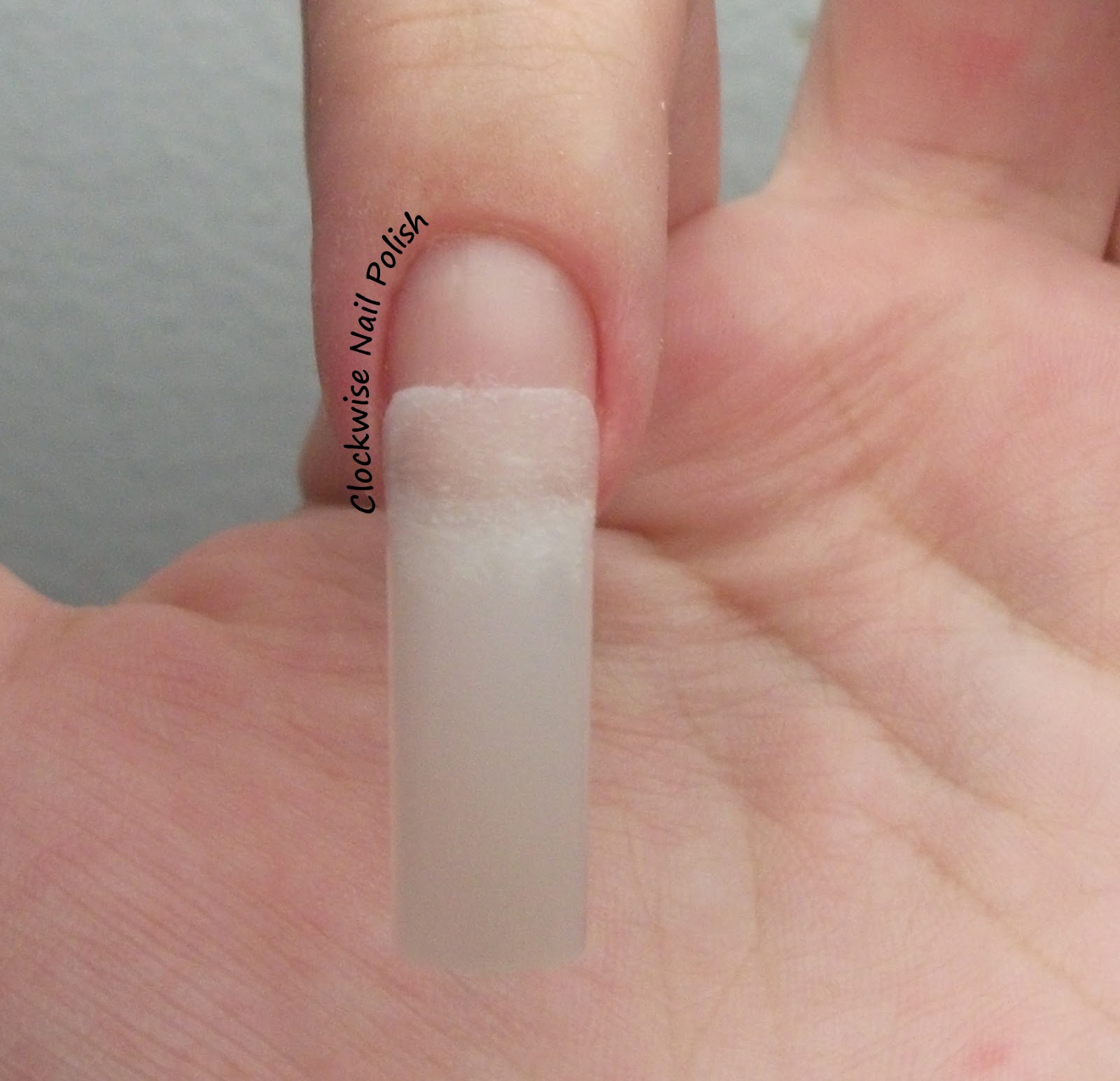 The Clockwise Nail Polish Broken Nail... Now what?? Nail Tip & Acrygel