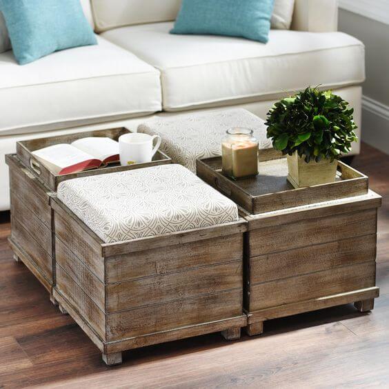 coffee table with pull out ottomans | arlene designs coffee table with pull out ottomans | arlene designs