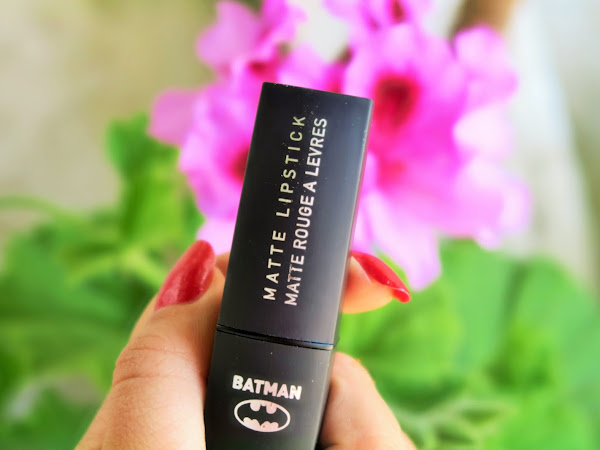 Review - Lipstick Batman Primark Roxo Matt