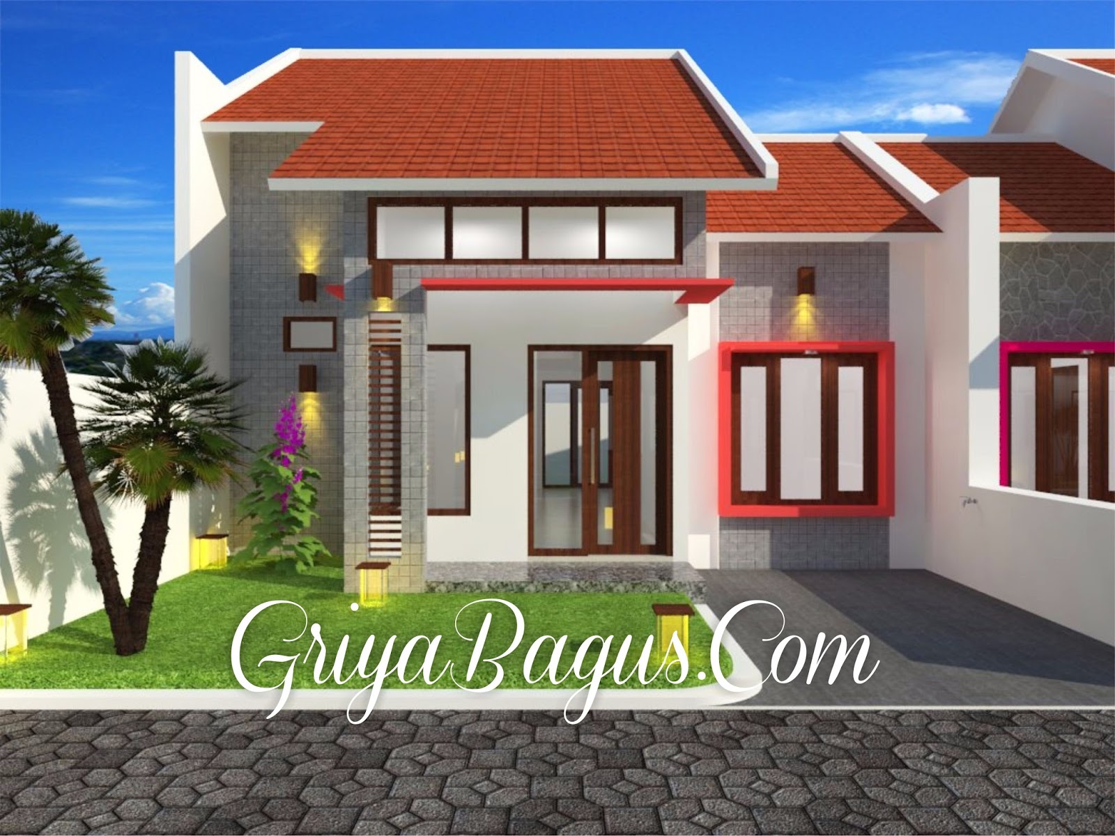 Contoh Desain Rumah Minimalis Tipe 55 110 M2 Di Yogyakarta Kavling