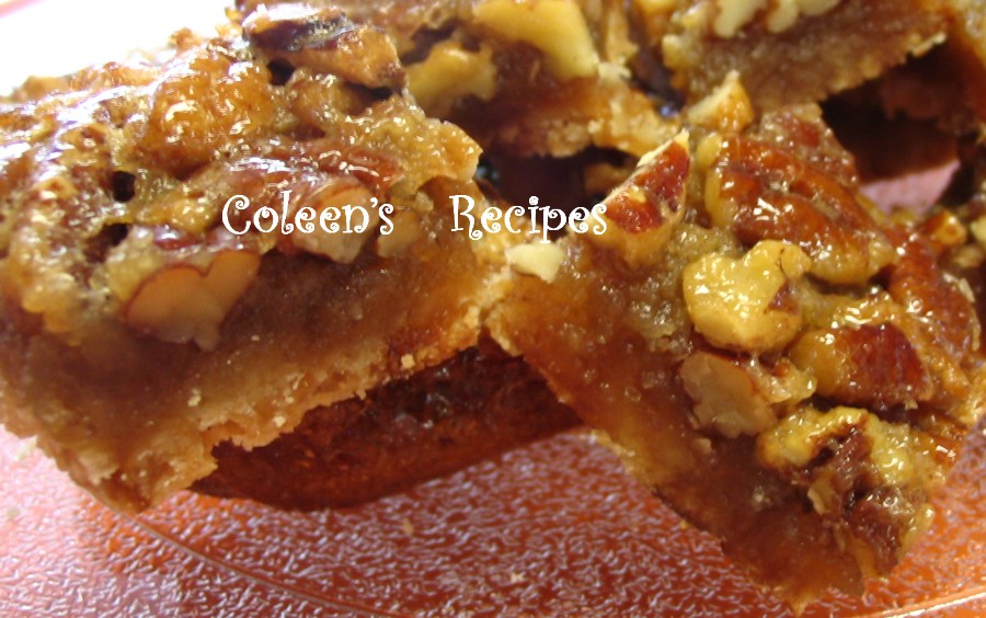 Coleen's Recipes PECAN PIE BITES