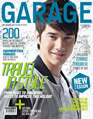 Mario Maurer Garage Magazine cover