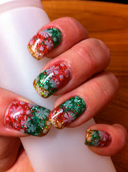 nails shellac christmas nail em glitter season