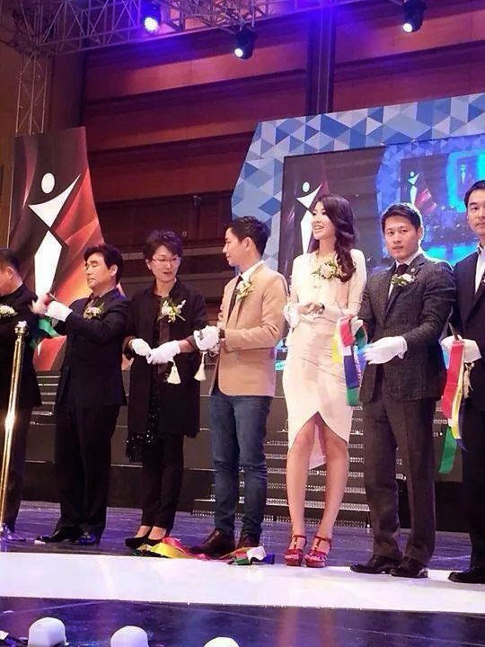 Moe Set Wine at Asia Beauty Festival Opening Ceremony