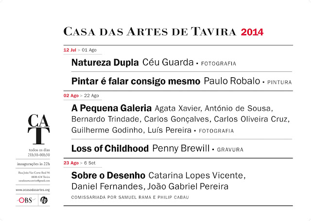 Programa 2014 - cartaz Casa das Artes Programa 2014 - cartaz