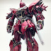 MG MSN-06S Sinanju Ver.Ka Candy Red color Painted Build