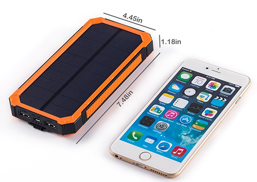 chargeur solaire pour smartphone