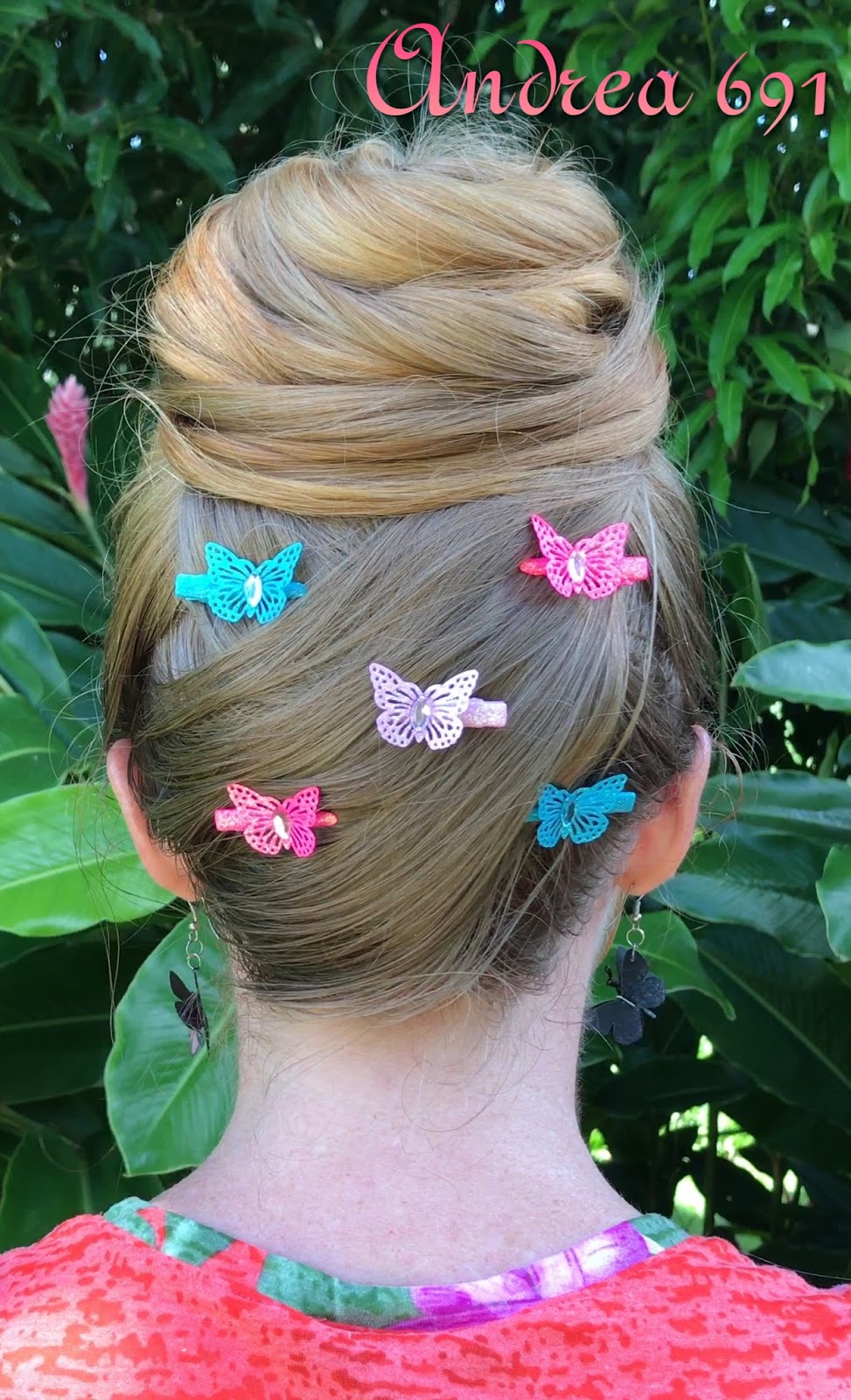 Braids  Hairstyles for Super Long Hair Butterflies Bun