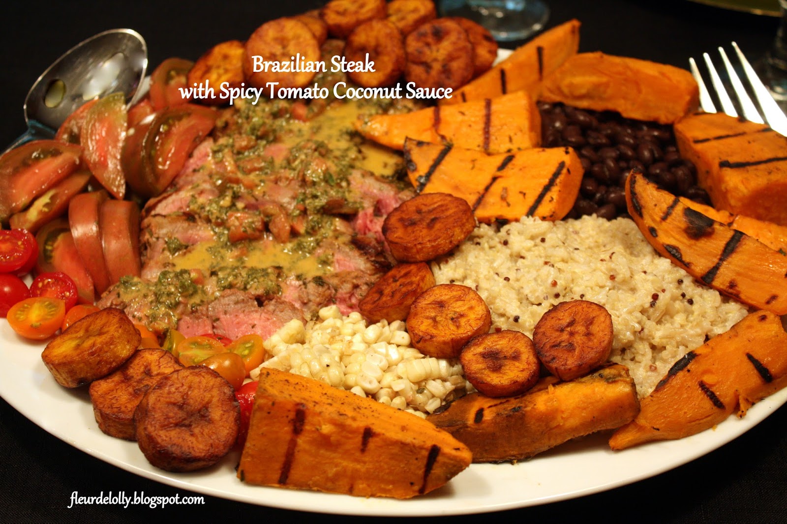 Fleur de Lolly Brazilian Steak with Spicy Tomato Coconut Sauce