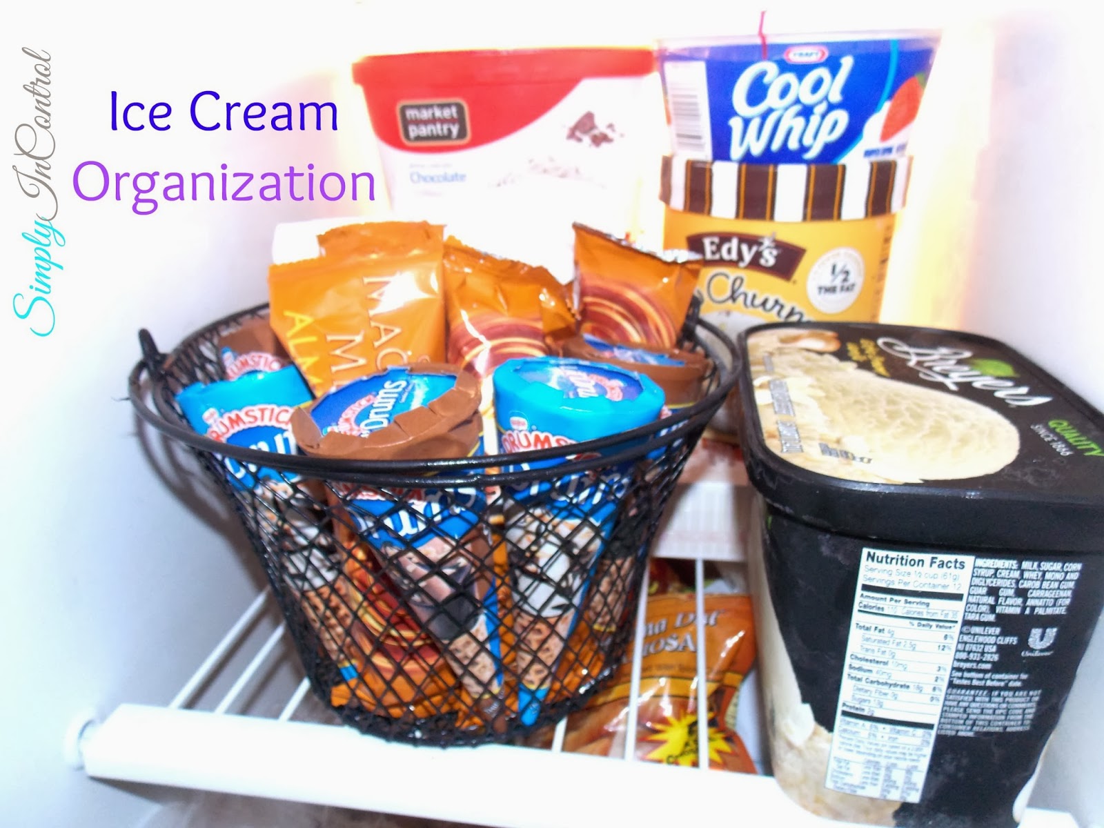 Simply in Control Ice Cream Organization!