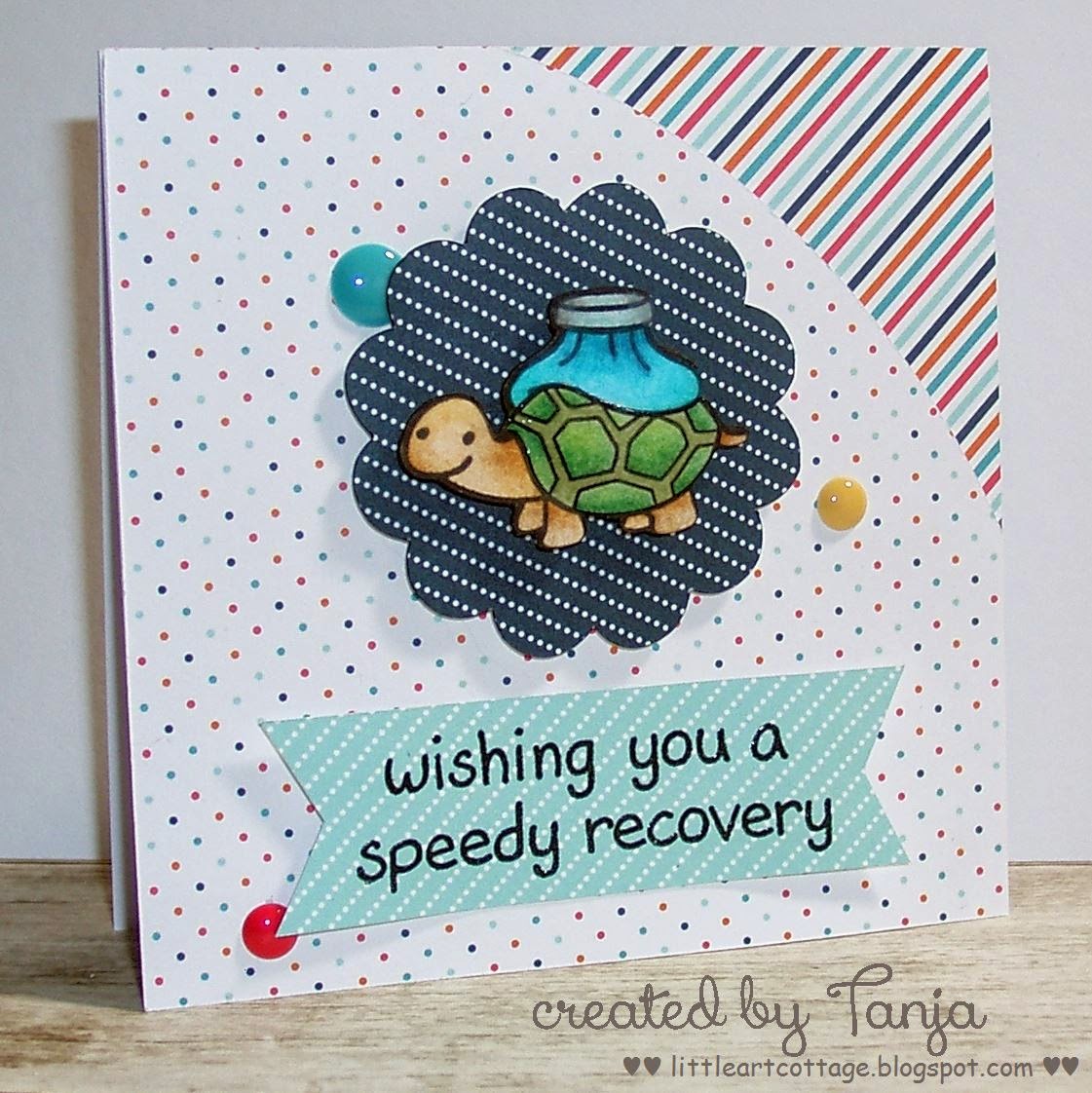Little Art Cottage: Speedy Recovery Turtle