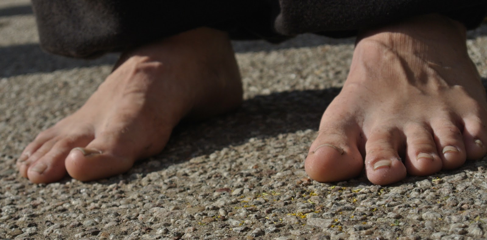 Barefoot Running Barefoot Hippies and Bad Backs!