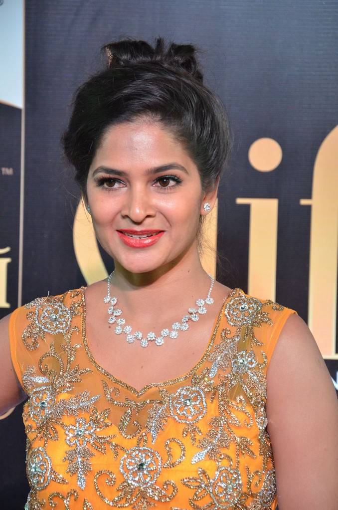 Telugu Model Madhumitha At IIFA Awards 2017 In Yellow Dress