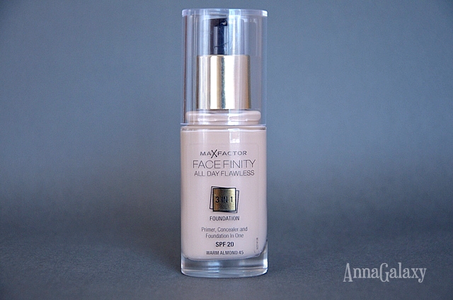 Max Factor FaceFinity All day flawless 3-in1 foundation 45 warm almond ...
