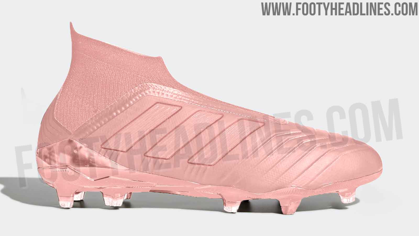 pale pink football boots