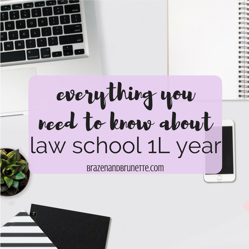 1L Brazen and ⚖ law school advice and law school tips