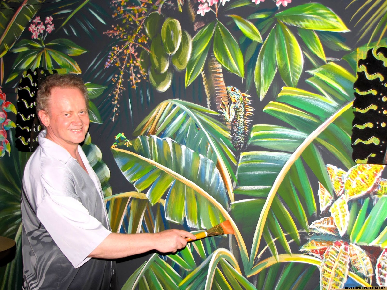 Rainforest Painting Ideas Beautiful rainforest when