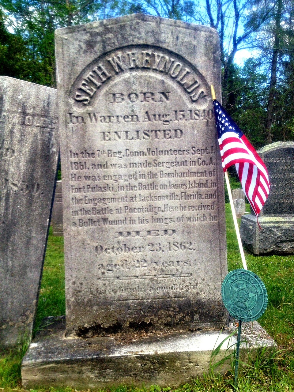 JOHN BANKS' CIVIL WAR BLOG Connecticut Memorial Day photo essay Who