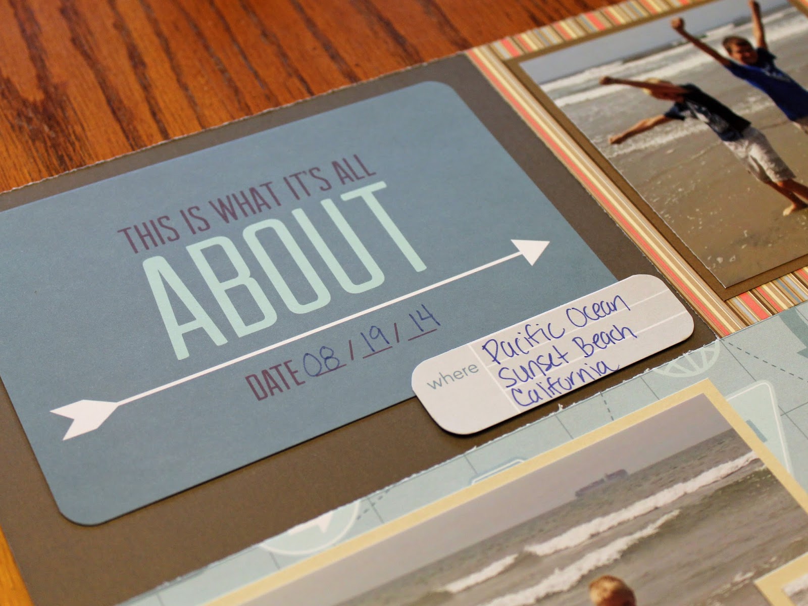 Adventure Scrapbooks Journaling Versus Labeling Your Scrapbook Pages