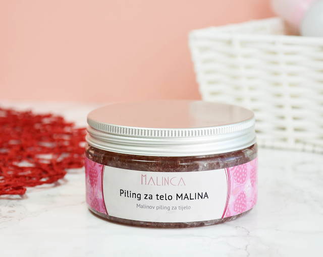 November Favourites 2017 Malinca Raspberry Body Peeling