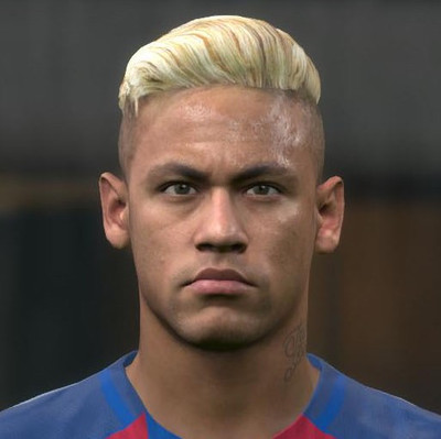 Ultigamerz Pes 2016 Neymar Jr Face With New Blonde Hair
