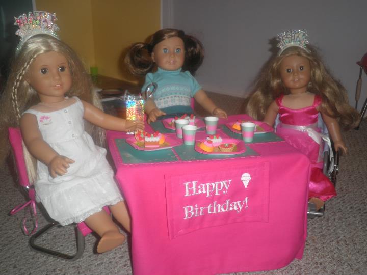 American Girl Spotlight Table Cloth Craft
