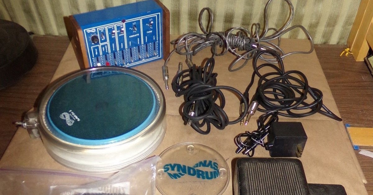 MATRIXSYNTH Pollard Syndrum Model 178 Drum Pad Foot Pedal Synth