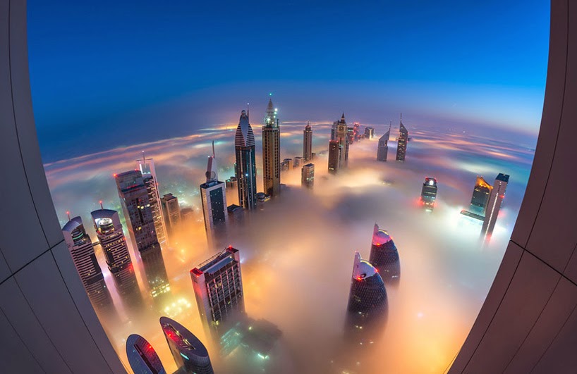 Dubai paisajes increibles, cielo estrellado