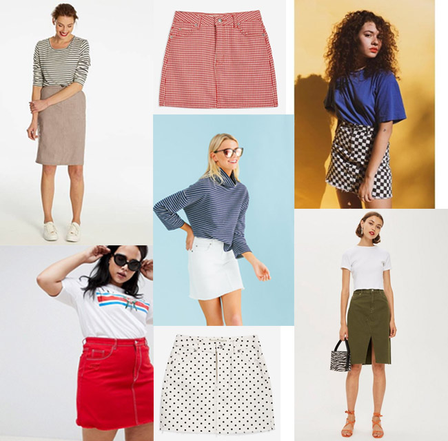 Inspiration for making the Ness skirt - sewing pattern by Tilly and the Buttons