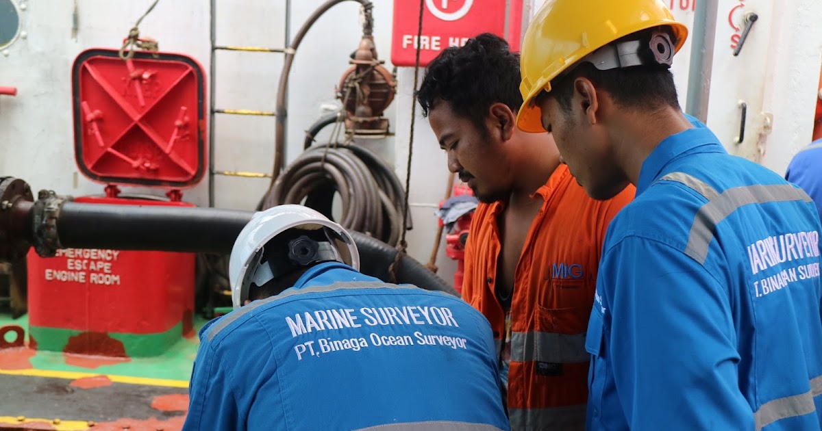 Pt Binaga Ocean Surveyor Melaksanakan Bunker Survey Di Kapal Offshore Support Vessel Mermaid Nusantara Pt Binaga Ocean Surveyor Bos