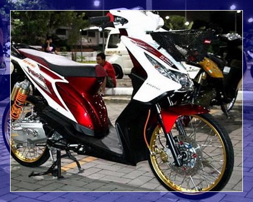 Modifikasi beat fi simple injeksi thailook ring 14 touring road race