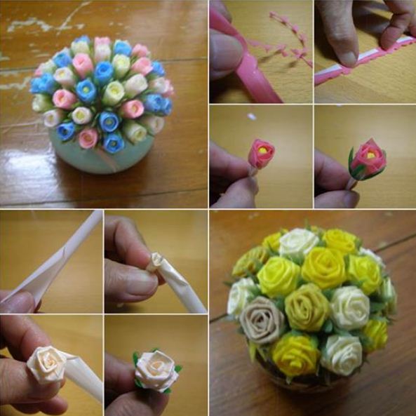 Cara Membuat Bunga Mawar Tulip Sakura Lavender Dari Sedotan Beserta Gambarnya Informasi Update Dan Terpercaya