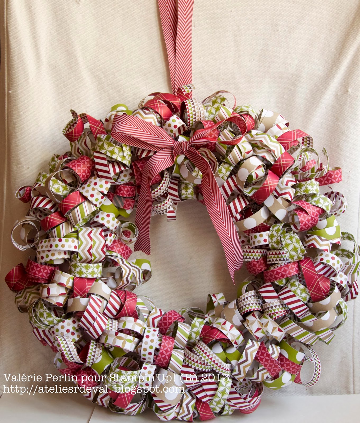 Les Ateliers de Val Atelier couronne de Noel