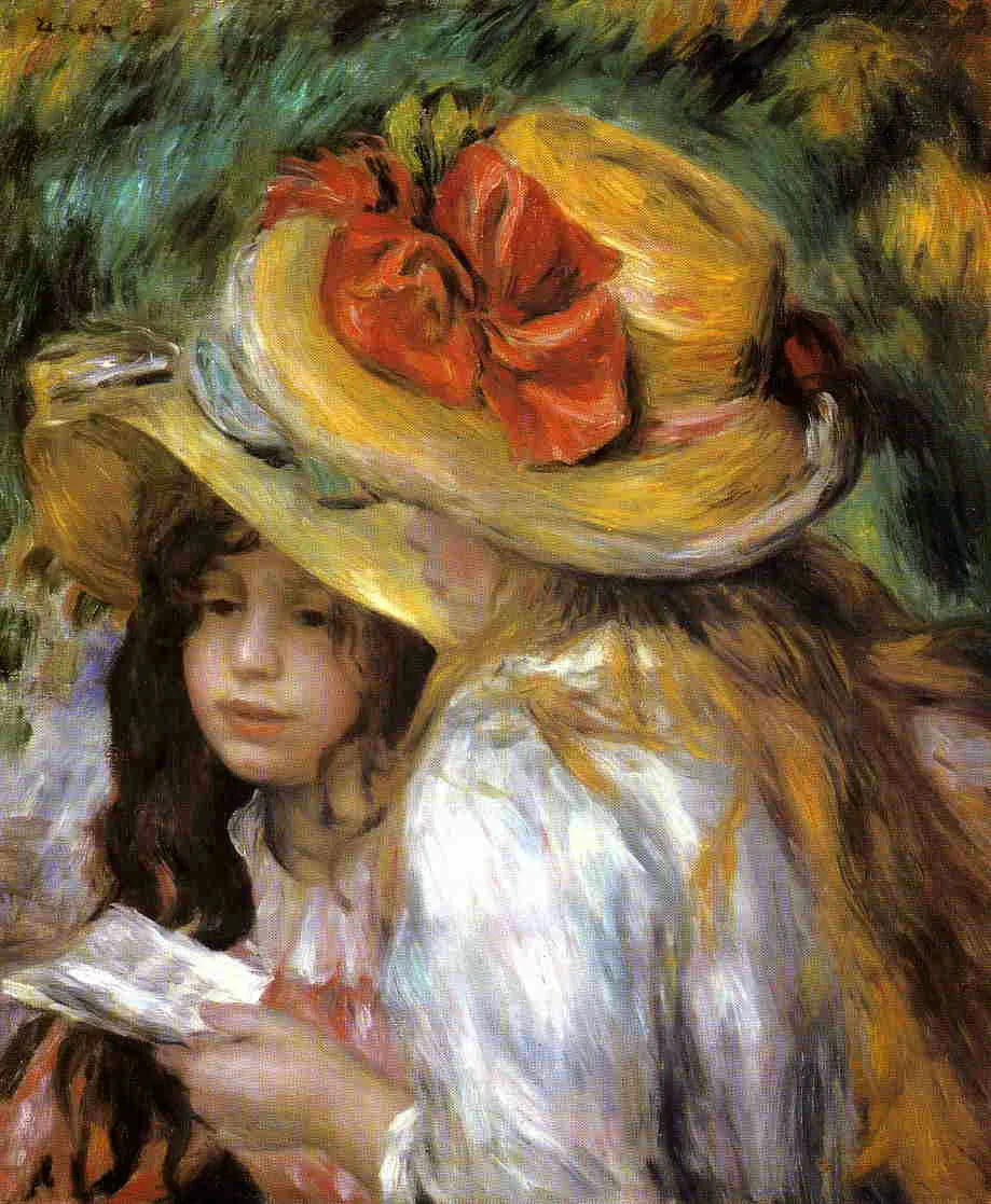 Pierre-Auguste Renoir - Two Young Girls Reading, 1891