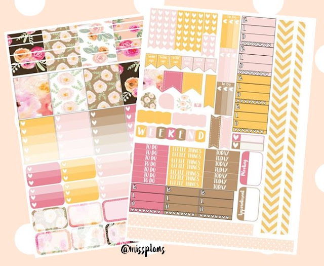 watercolour floral free planner printable