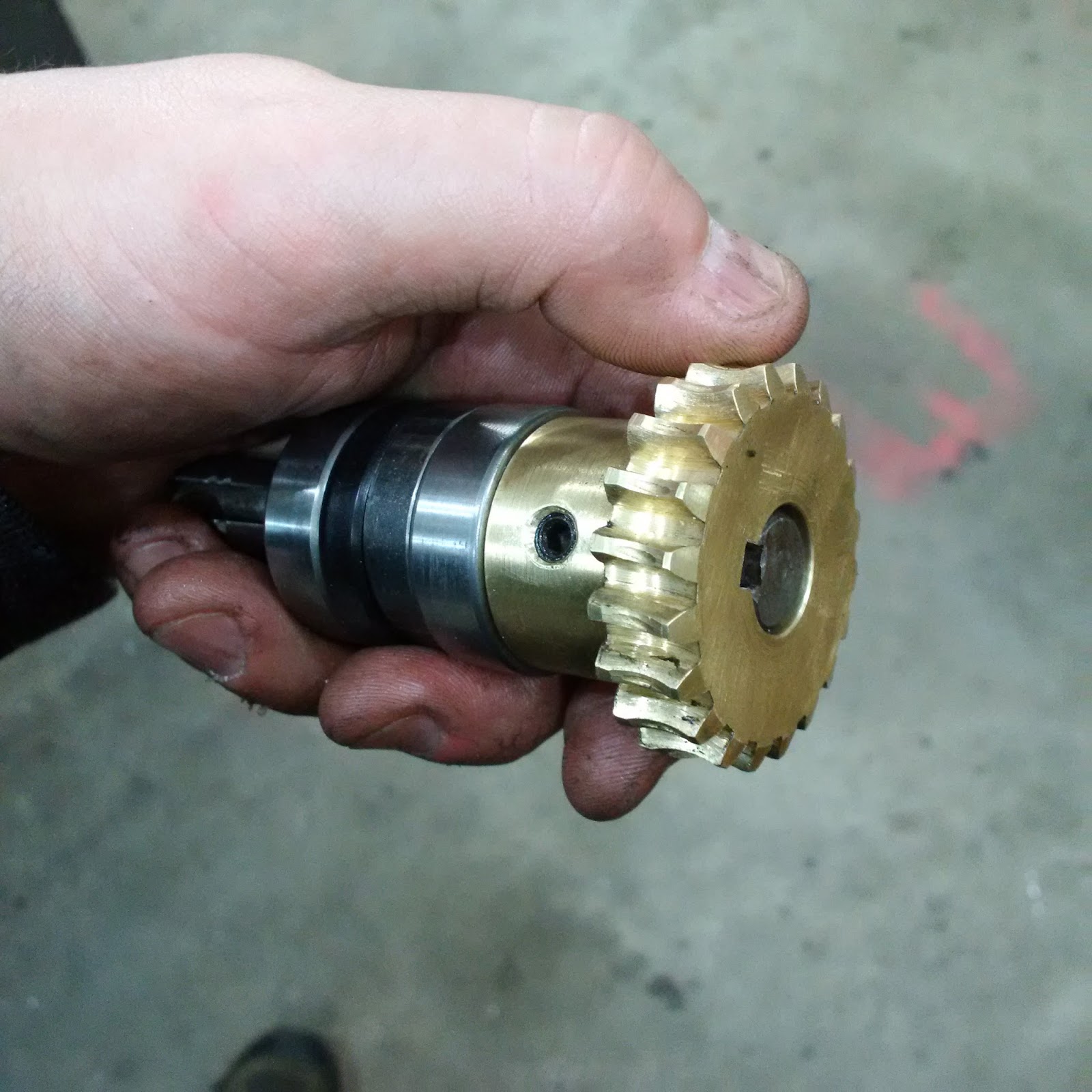 Another Day Another Project Worm And Worm Gear For My Metal Bandsaw