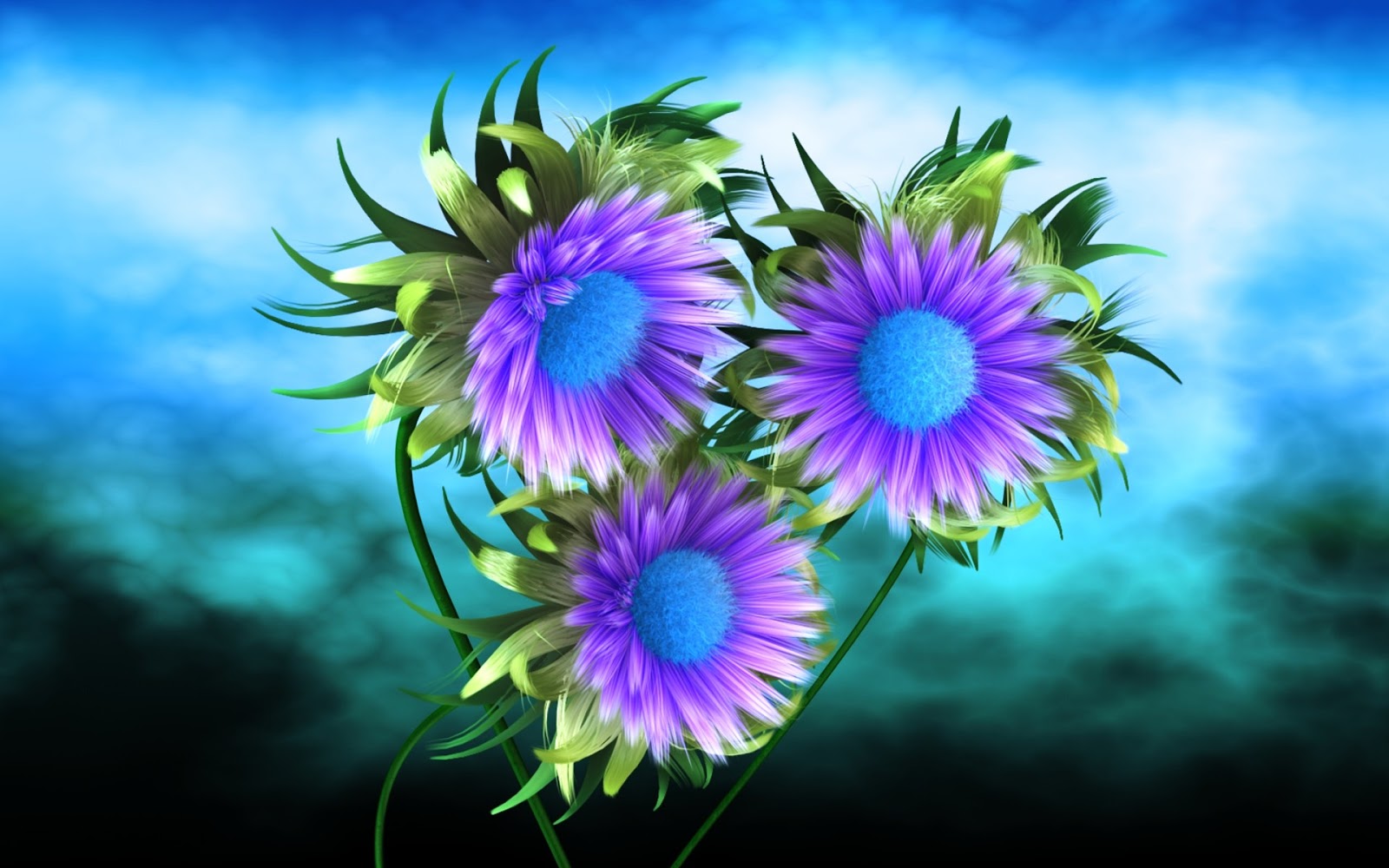 Pressed Flower Delights: 3D Flower Wallpapers HD