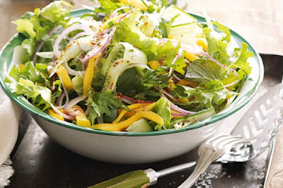 Green salad with mango recipe Green salad with mango recipe