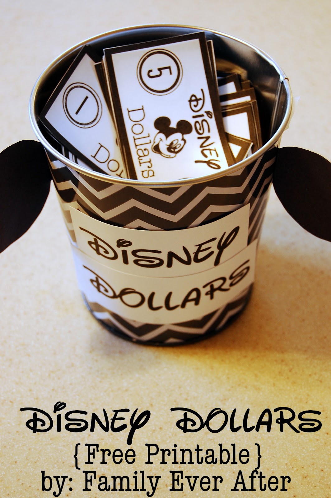 Disney Dollars for Kids- Free Printable | Family Ever After