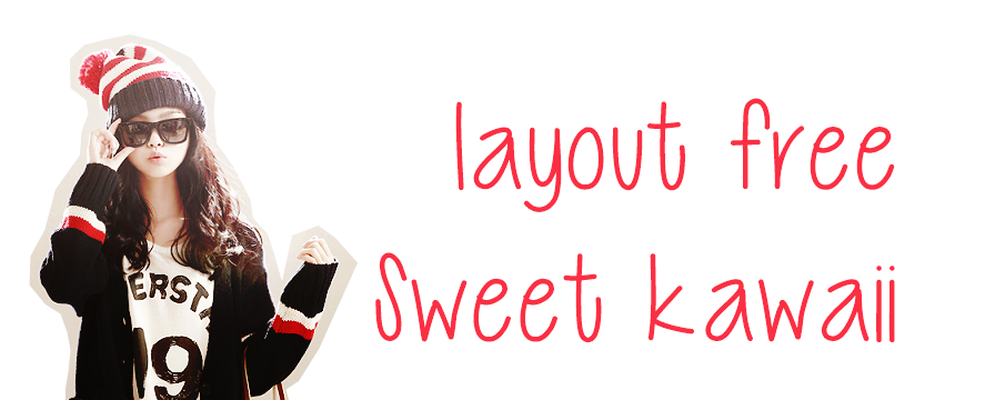 layout free Sweet Kawaii
