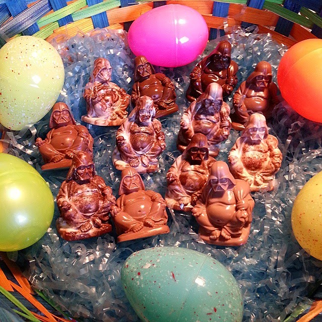 “Chocolate” Darth Buddha Star Wars Resin Figures by Random Skull Productions